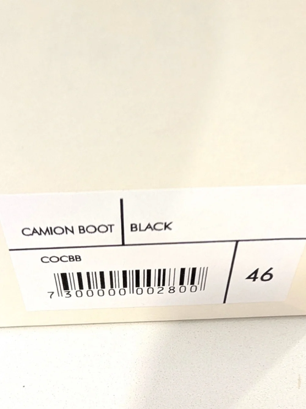 OUR LEGACY Camion Boot Black Leather EU 46 US 13 Zip Square Toe NIB Vibram